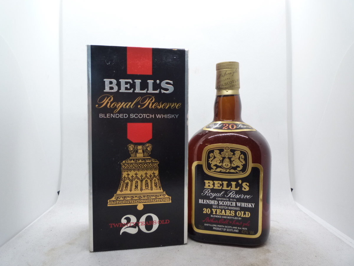 Reserve Royal 20年 ベル - Yahoo!オークション 未開栓 1980年代流通 