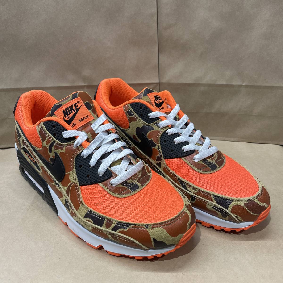 US10.5 28.5cm NIKE AIR MAX 90 SP CW4039-800 TOTAL ORANGE/BLACK DUCK CAMO ナイキ エアマックス 90 メンズ スニーカー