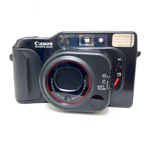 【完動美品】Canon Autoboy TELE QUARTZ DATE CANON LENS 40-70mm F2.8-4.9 オートボーイ テレ コンパクトフィルムカメラ 人気機種 C1224