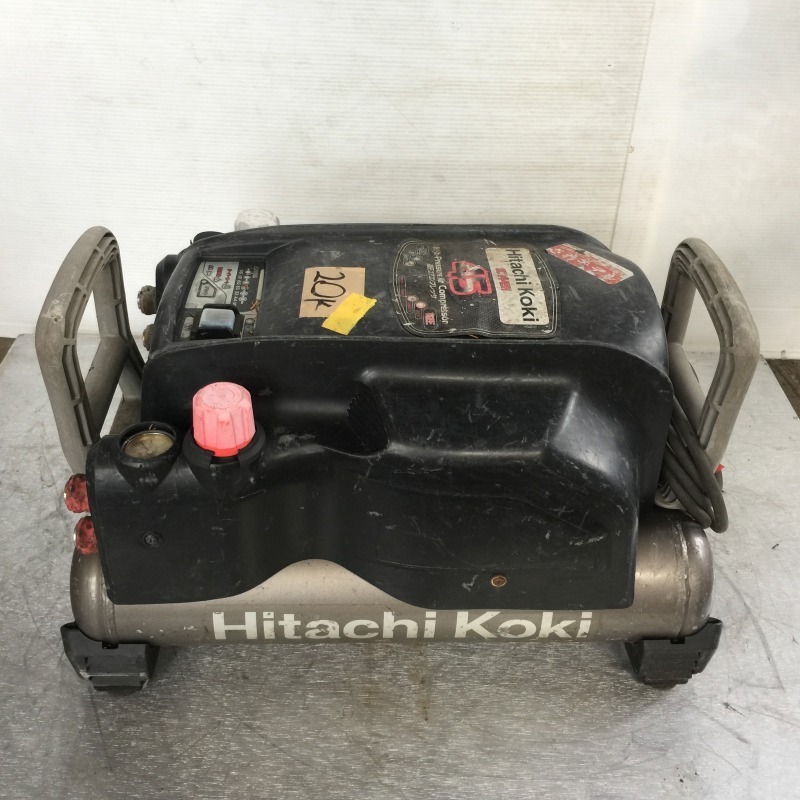 ◇◇【ジャンク品】日立工機 高圧エアコンプレッサ EC1445H　現状渡し (P)T/2/30823/EB99008457