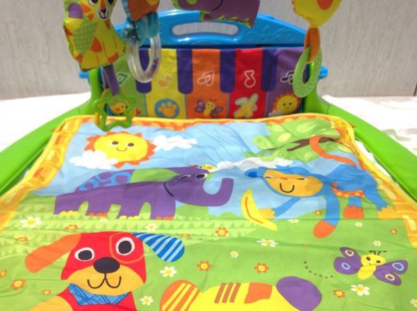 2673 Toysrus トイザらス ブルーイン きっくしてあそぼ ピアノ付きプレイジム プレイマット 赤ちゃん ベビー 玩具 おもちゃ ベビージム 売買されたオークション情報 Yahooの商品情報をアーカイブ公開 オークファン Aucfan Com