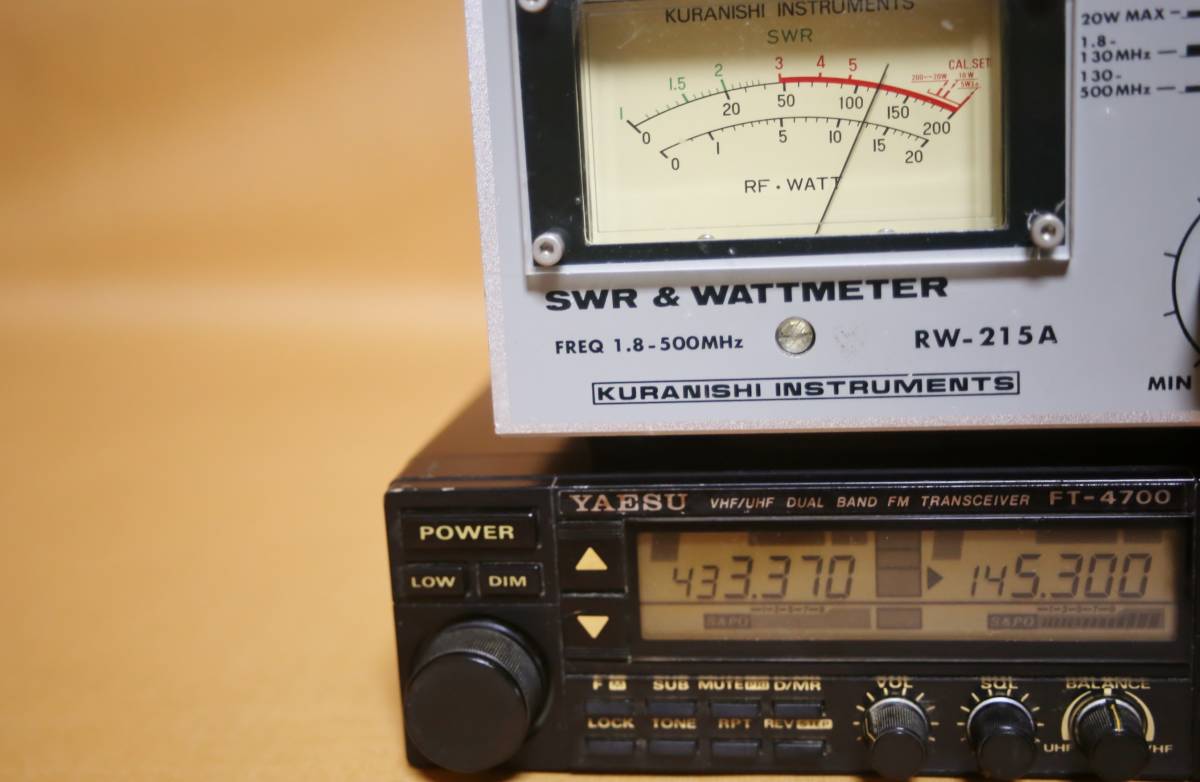 FT-4700 YAESU ヤエス FT-4700H 144⁄430MHz DUAL BAND ⁄sx-400⁄ps-