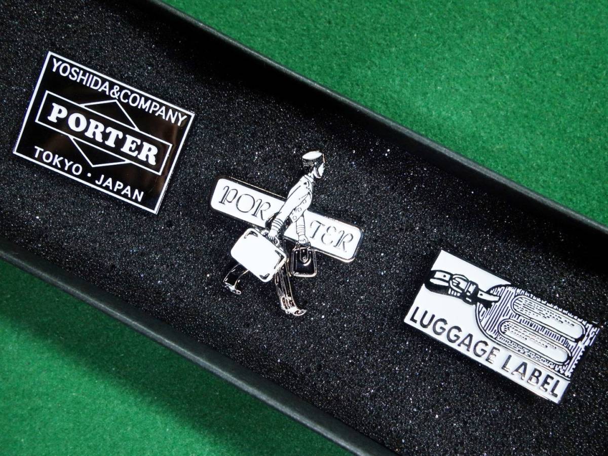 □ポーター 非売品 ノベルティ PORTER商標ロゴ ポーター人シンボル □ポーター 非売品 ノベルティ PORTER商標ロゴ ポーター人シンボル
