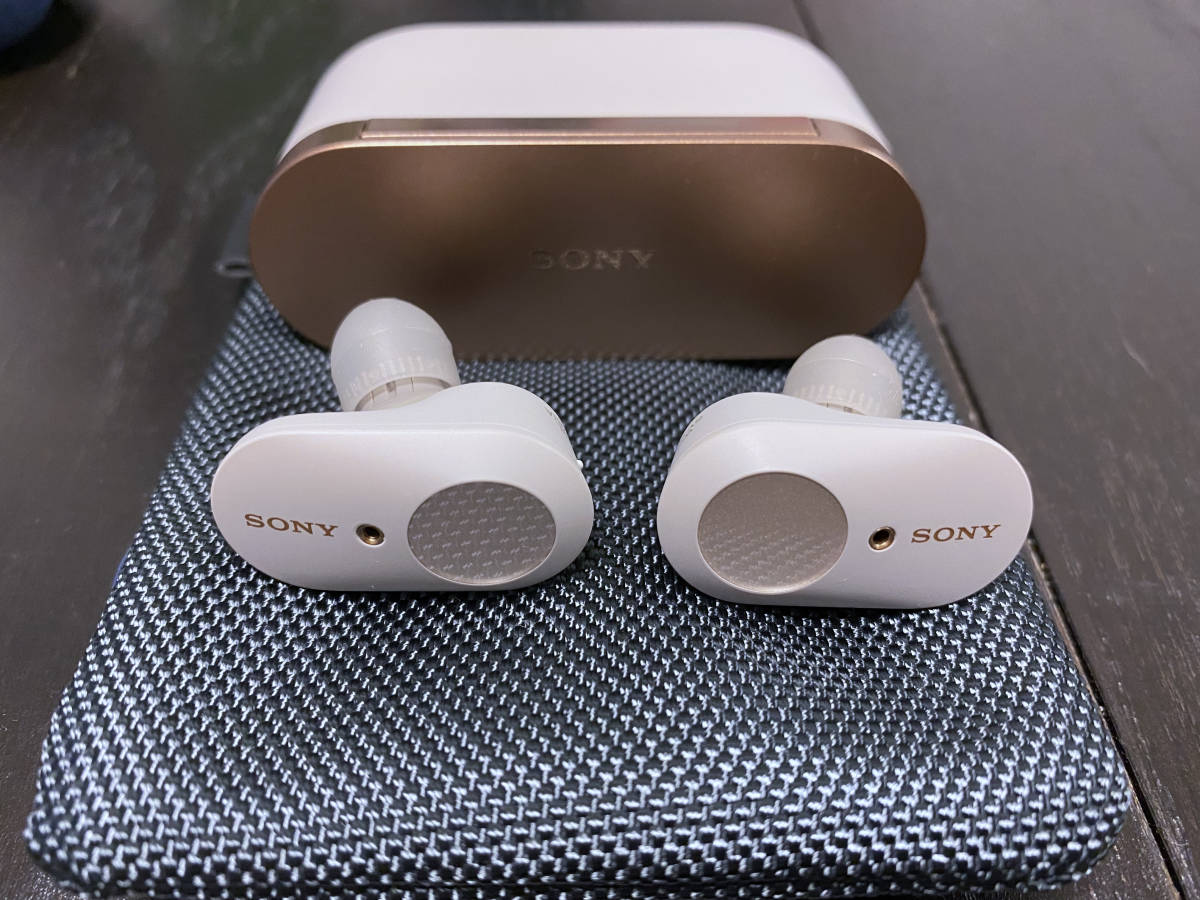ソニー SONY ヘッドホン WF-1000XM3 シルバー 中古美品 SONY WF