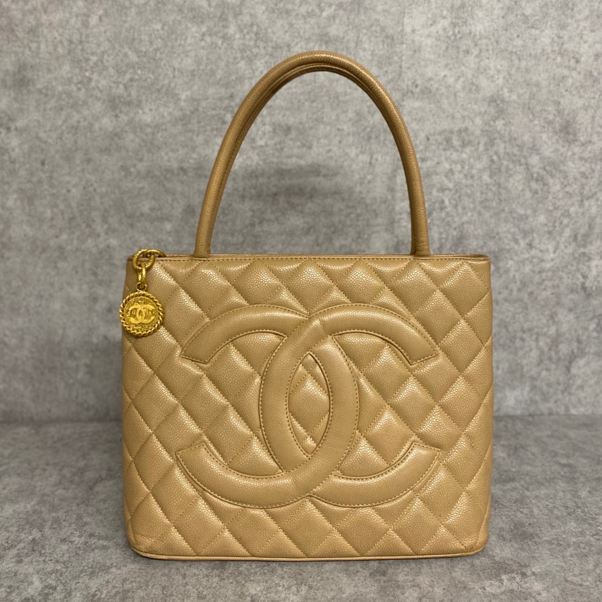 □1円 シール あり 7番台□ CHANEL シャネル キャビアスキン 金具 