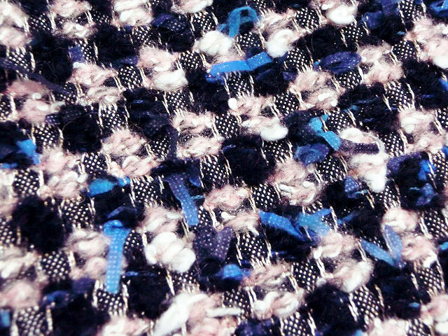 ☆未使用2017☆TOCCAトッカ/ヤーンツイードREMEMBRANCEスカート:2/濃紺  