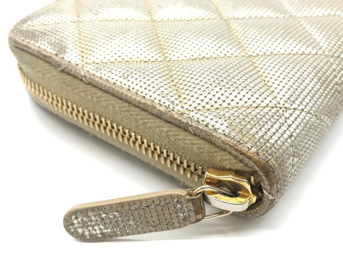 シャネル マトラッセ CHANEL 長財布 ココマーク ラウンドファスナー
