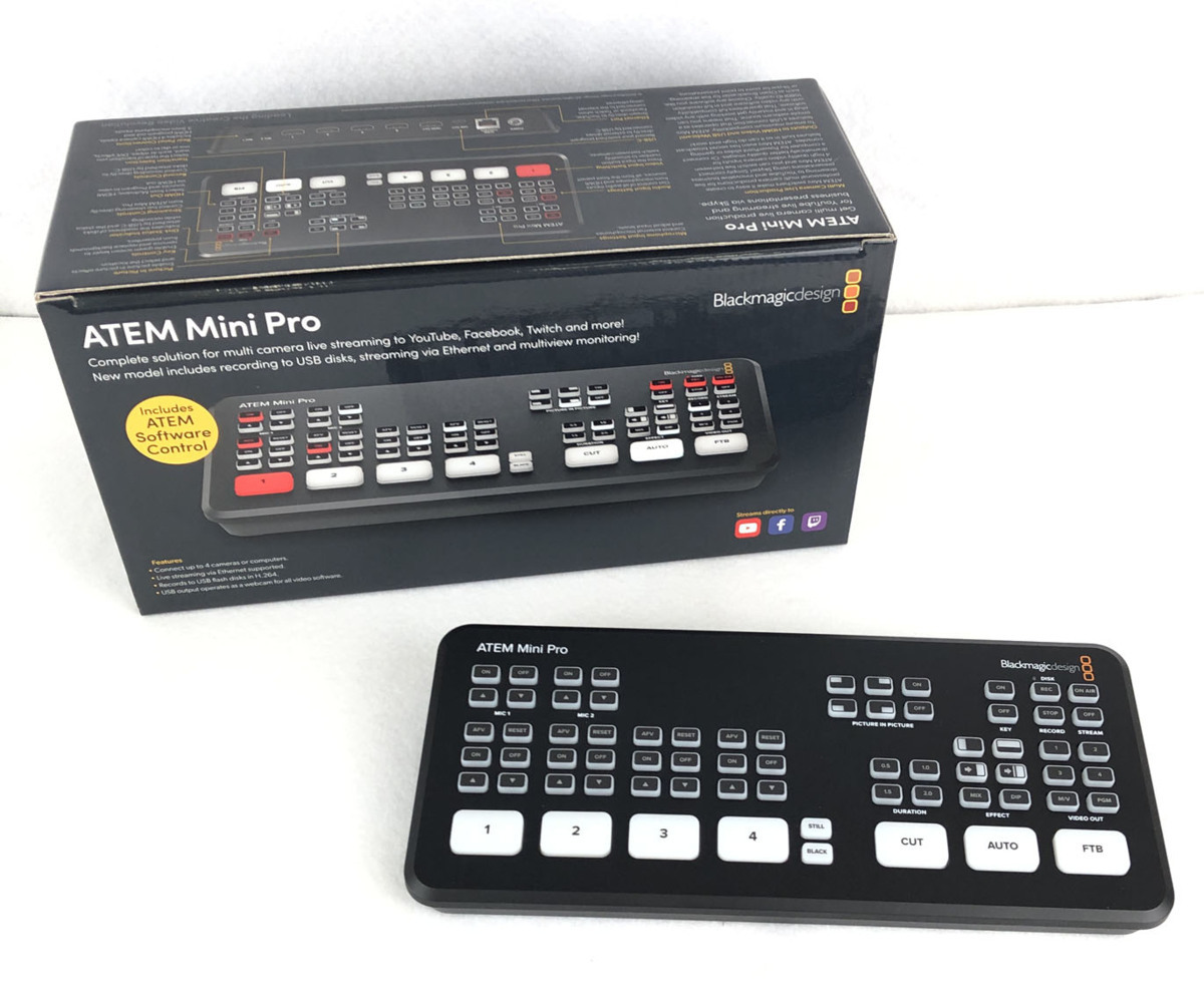 Mini ATEM Pro Blackmagic Design | ライブ ストリーミング Design