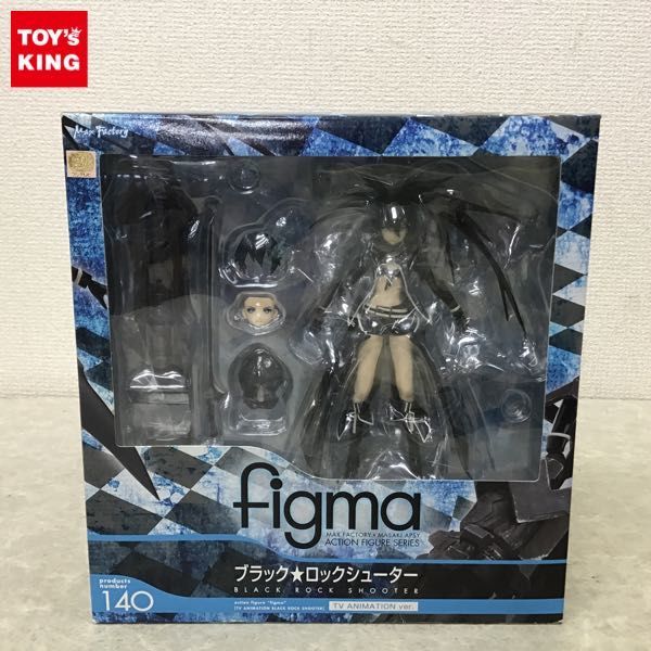 1円～ マックスファクトリー figma 140 ブラック★ロックシューター TV ANIMATION ver.