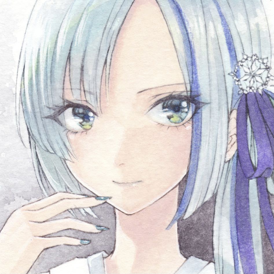手描きイラスト オリジナル ハガキサイズ 雪女 透明水彩 コピック 手描きイラスト 売買されたオークション情報 Yahooの商品情報をアーカイブ公開 オークファン Aucfan Com