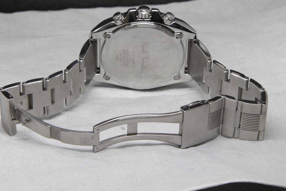 質店】中古 ポールスミス・クォーツ腕時計 クロノグラフ 0520-S092388 