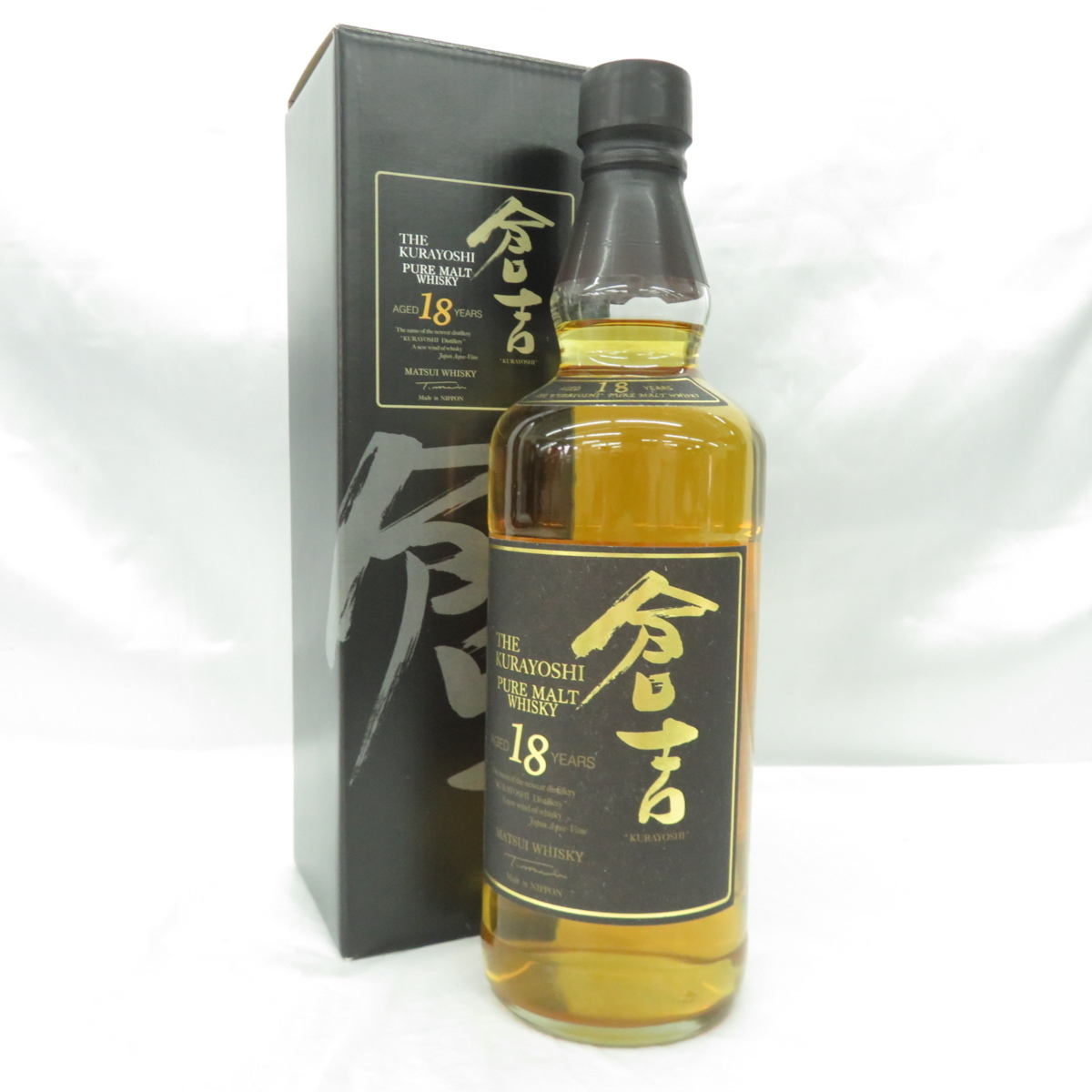 未開栓】MATSUI WHISKY マツイ 倉吉 18年 ピュアモルト 未開栓】MATSUI WHISKY マツイ 倉吉 18年 ピュアモルト
