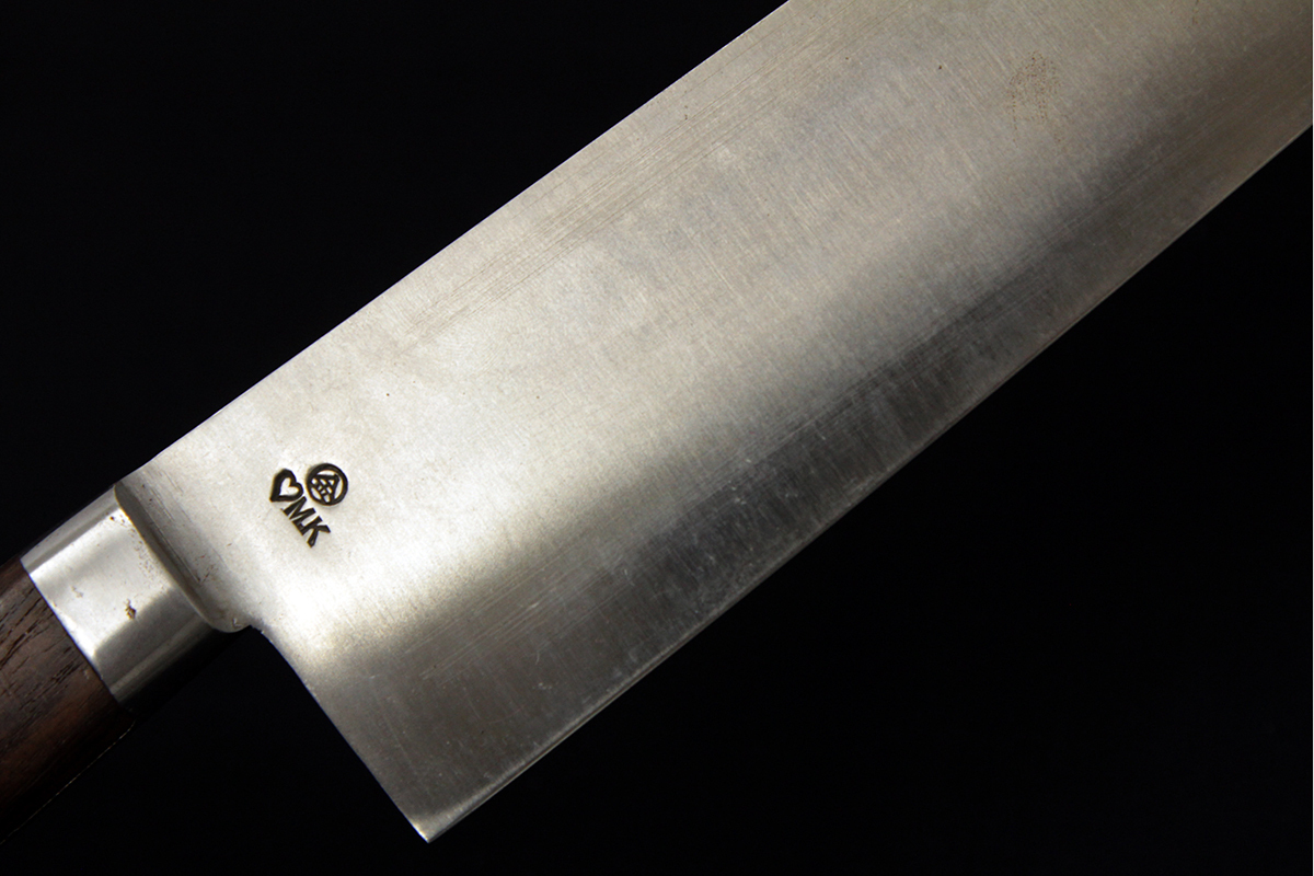 注文 源正金 牛刀 鍔付き日本鋼 源正金 牛刀 30㎝ ツバ付き