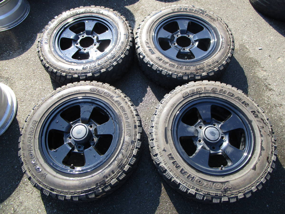 100%新品，セール 6380 スズキ ジムニー 純正 16インチ 5.5J +22 PCD139.7 タイヤ付きホイール4本(ラジアルタイヤ)｜売買されたオークション情報、yahooの商品情報をアーカイブ公開 - オークファン 5穴