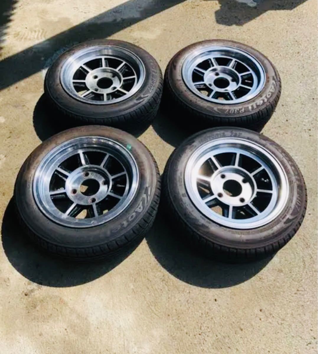 希少 ハヤシレーシング 155/65/13 6j 114.3 ハヤシストリート 軽トラ 