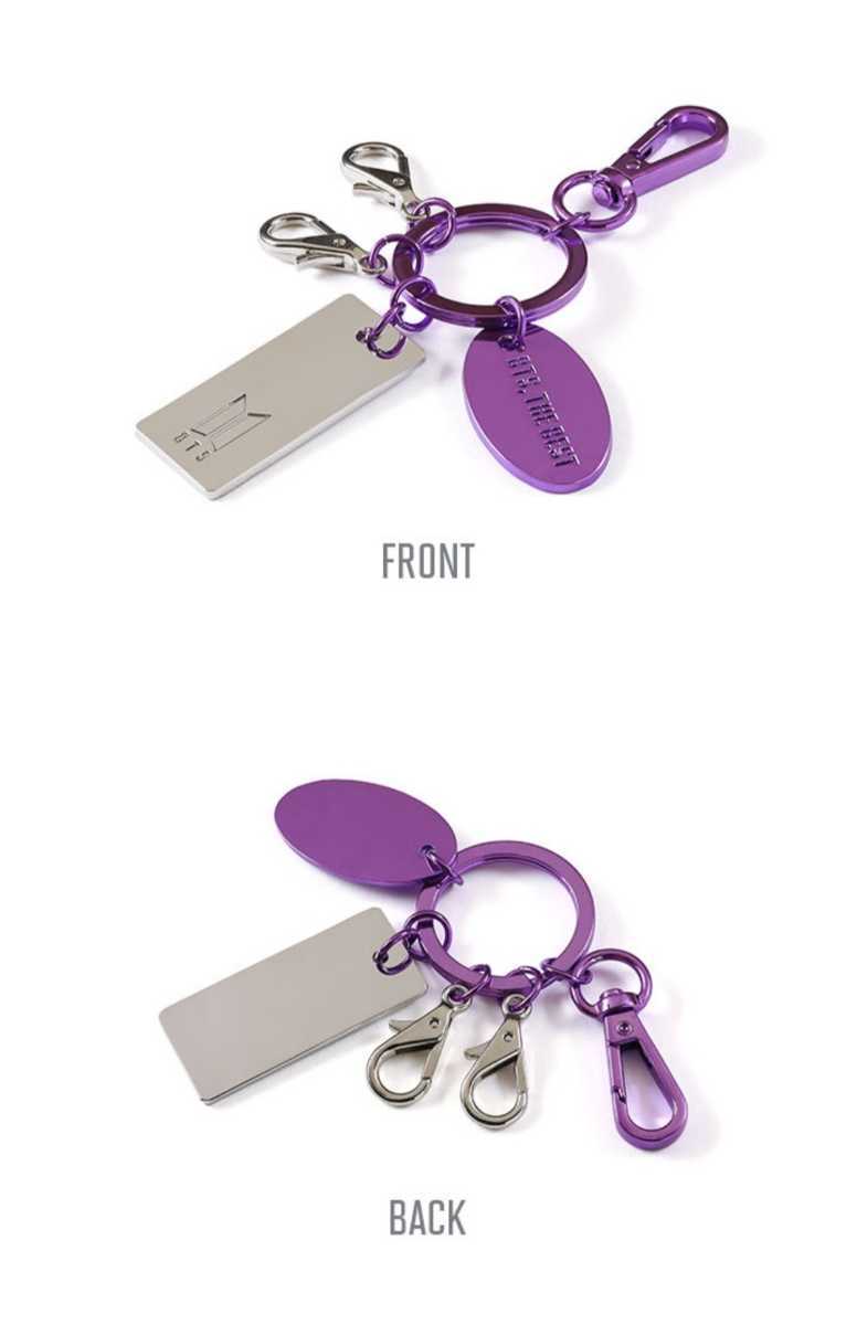 BTS BTS,THE BEST グッズ LOGO KEYRING キーリング BTS 防弾少年団 FC公式グッズ [BTS THE BEST] KEYRING キーリング