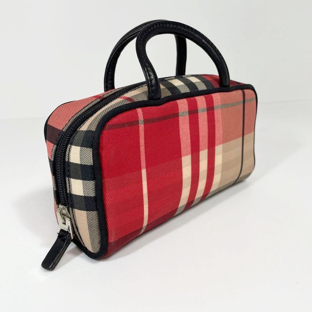 BURBERRY LONDON バーバリー ノバチェック コスメポーチ 化粧ポーチ 