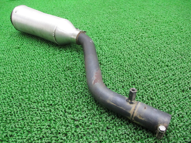 【SALE,人気セール】 中古 社外 バイク 部品 TW200 TW225 サイレンサーマフラー 社外 DG07J DG09J スーパートラップ 4インチ アルミ ステン