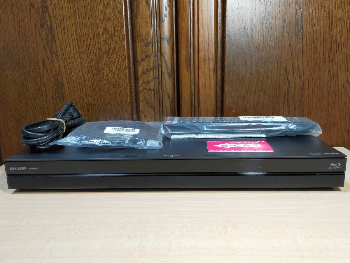 キルアさん専用です　SHARP ブルーレイレコーダー NW510 2番組同時録画 SHARP BD-NW510/2番組同時録画可/B-CAS，新品リモコン，HDMI，電源