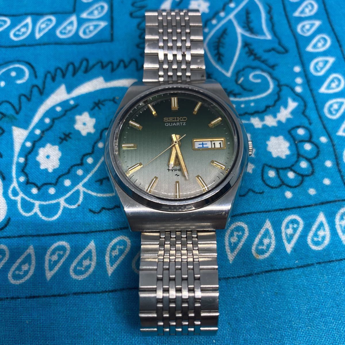 良品 SEIKO セイコー QUARTZ クォーツ TYPEⅡ タイプ2 4623-8030 