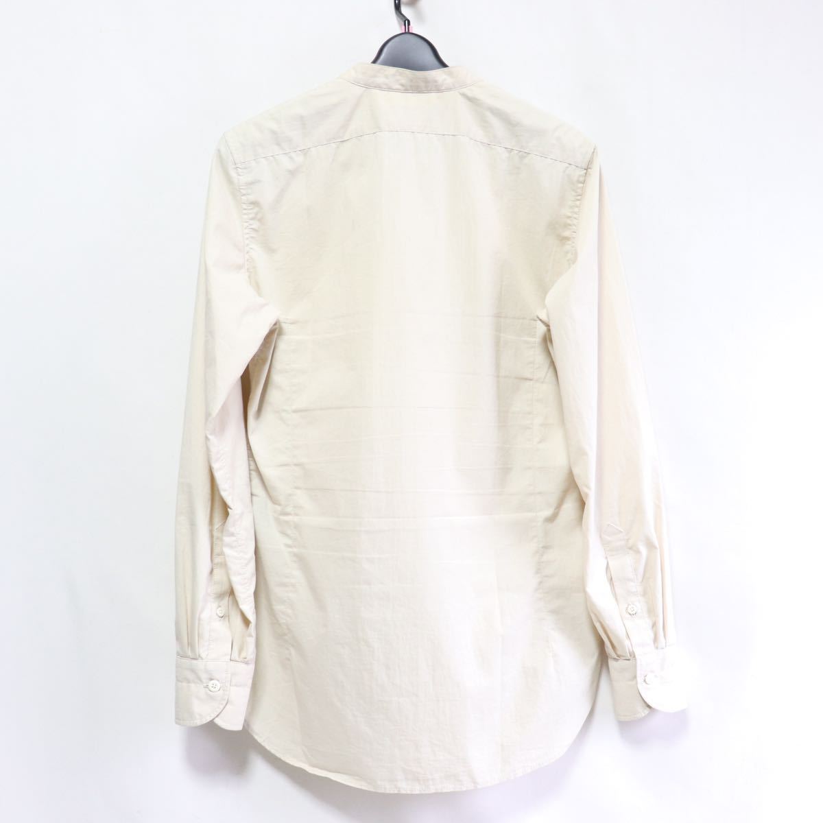 トレンド【1piu1uguale3】TYPEWRITER STRETCH BIO CLOTH VINTAGE NO COLLAR SHIRT/３/タイプライター ストレッチ ノーカラー/長袖シャツ 1PIU1UGUALE3 - | 1PIU1UGUALE3正規店 VATOMCE ウノピゥウノウグァーレトレ大阪