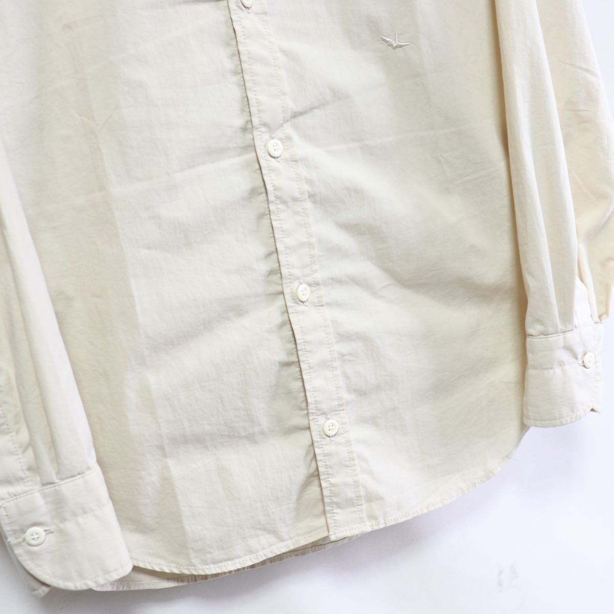 トレンド【1piu1uguale3】TYPEWRITER STRETCH BIO CLOTH VINTAGE NO COLLAR SHIRT/３/タイプライター ストレッチ ノーカラー/長袖シャツ 1PIU1UGUALE3 - | 1PIU1UGUALE3正規店 VATOMCE ウノピゥウノウグァーレトレ大阪