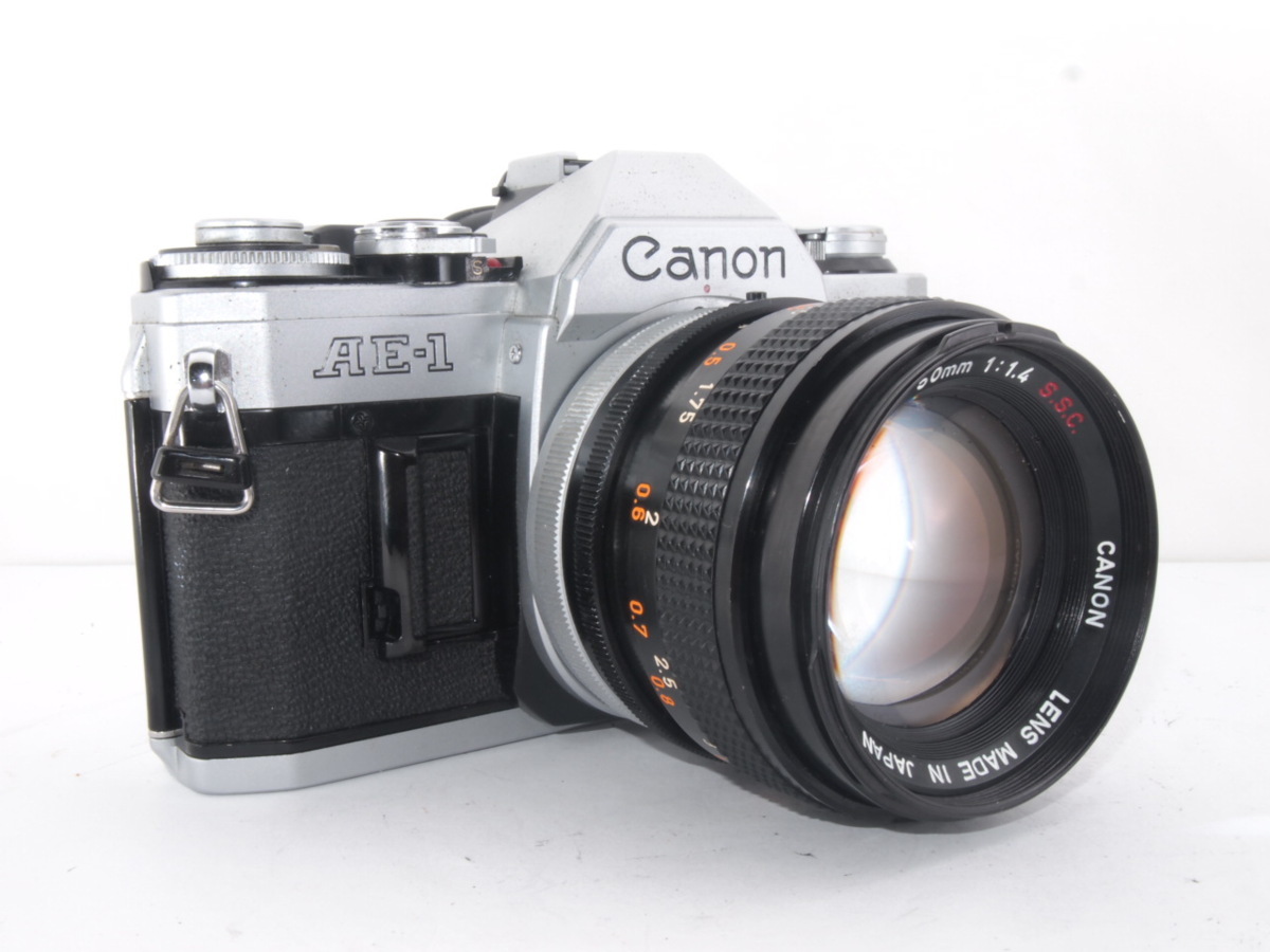 動作品 Canon AE-1 / FD 50mm F1.4 S.S.C. キヤノン 一眼レフ フィルム