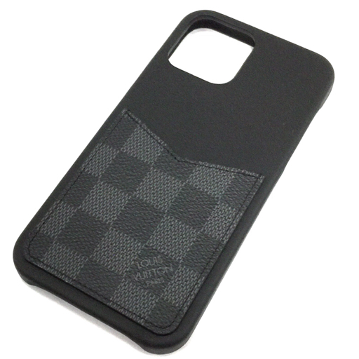 【超美品】ルイヴィトン ダミエグラフィット iPhone 12 Pro Max 美品 ルイヴィトン ダミエグラフィット ノワール iPhone12 ProMAX