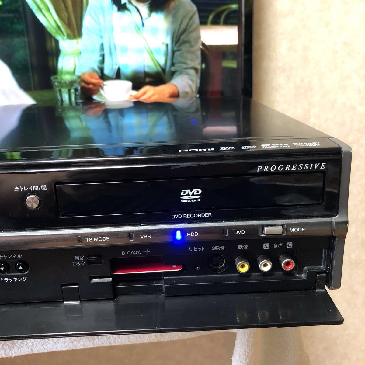 DX BROADTEC *HDD ビデオ/VHS DVD レコーダー* DXRW250*【HDD DVD再生