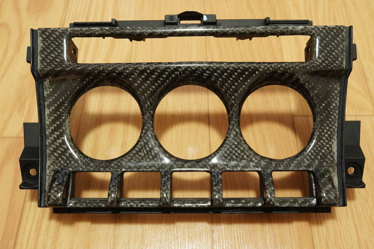 【送料無料】エアコンパネル リアルカーボン オートエアコンパネル ブラック ZN6 86 BRZ