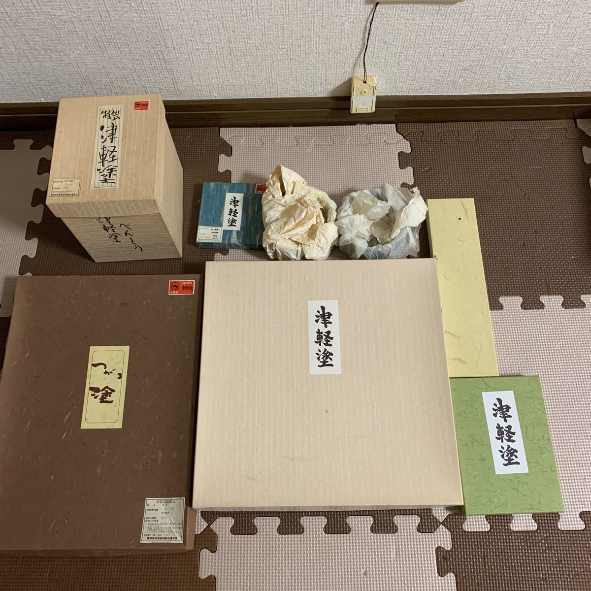 津軽塗 まとめ売り お盆 箸 他 津軽塗 | - 山中漆器 Zohiko メルカリ