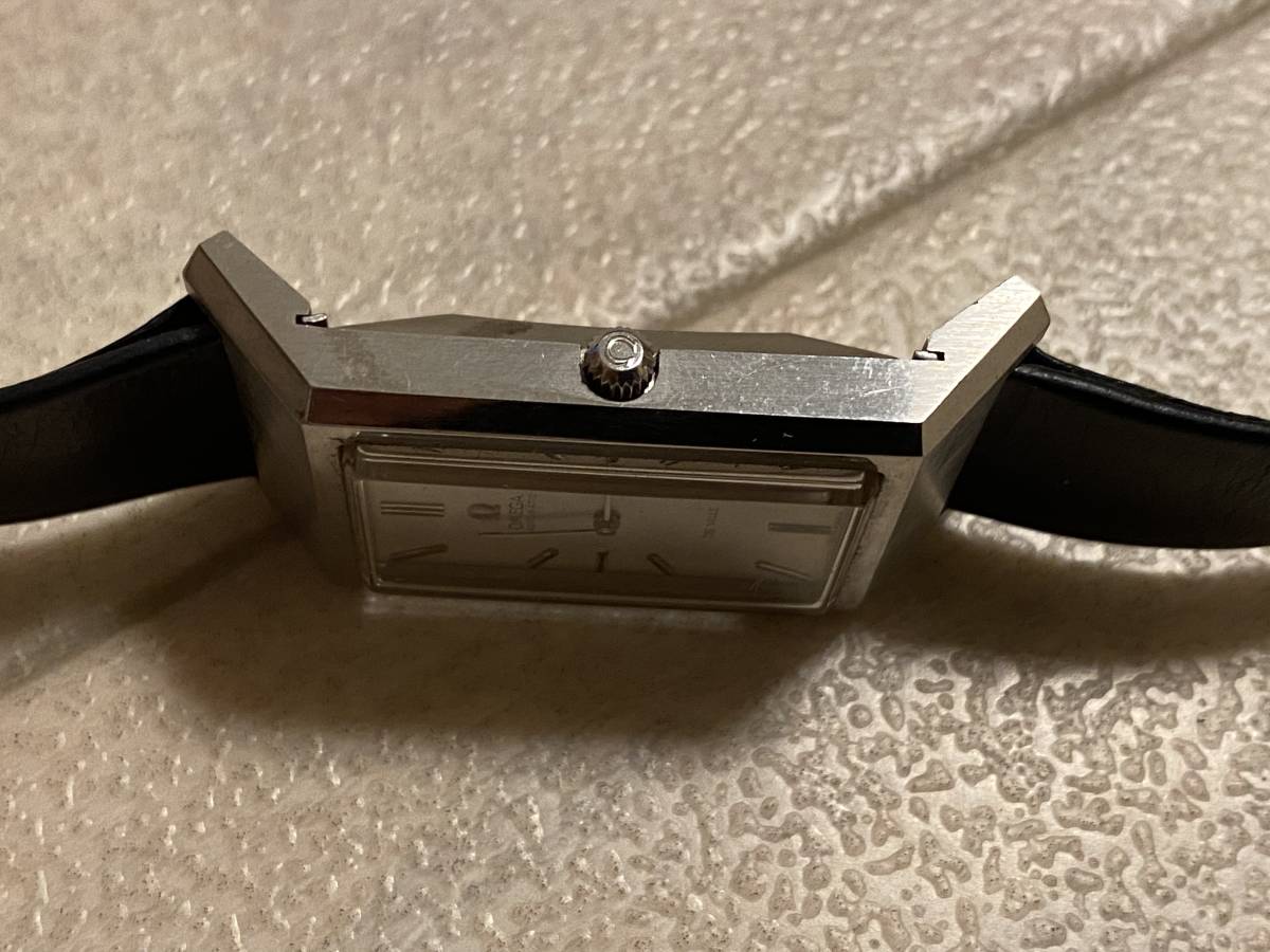 巨大 50mm 希少 オメガ デビル ビッグ スクエア トノー タンク 