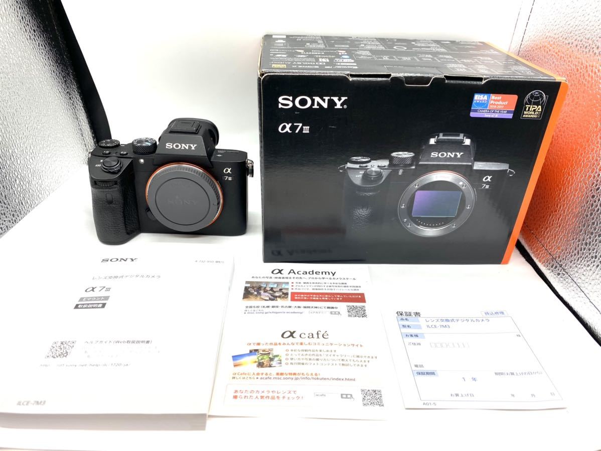 SONY ソニー α7C ILCE-7C ボディ シルバー SDカードなどおまけ