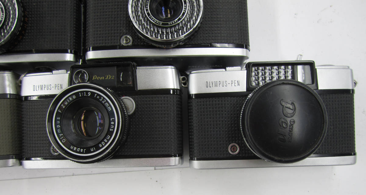 カメラ レンズ ジャンク まとめ売り オリンパス キャノン ヴィンテージ PEN OLYMPUS | D』の オリンパス ジャンクで買ったフィルムカメラの