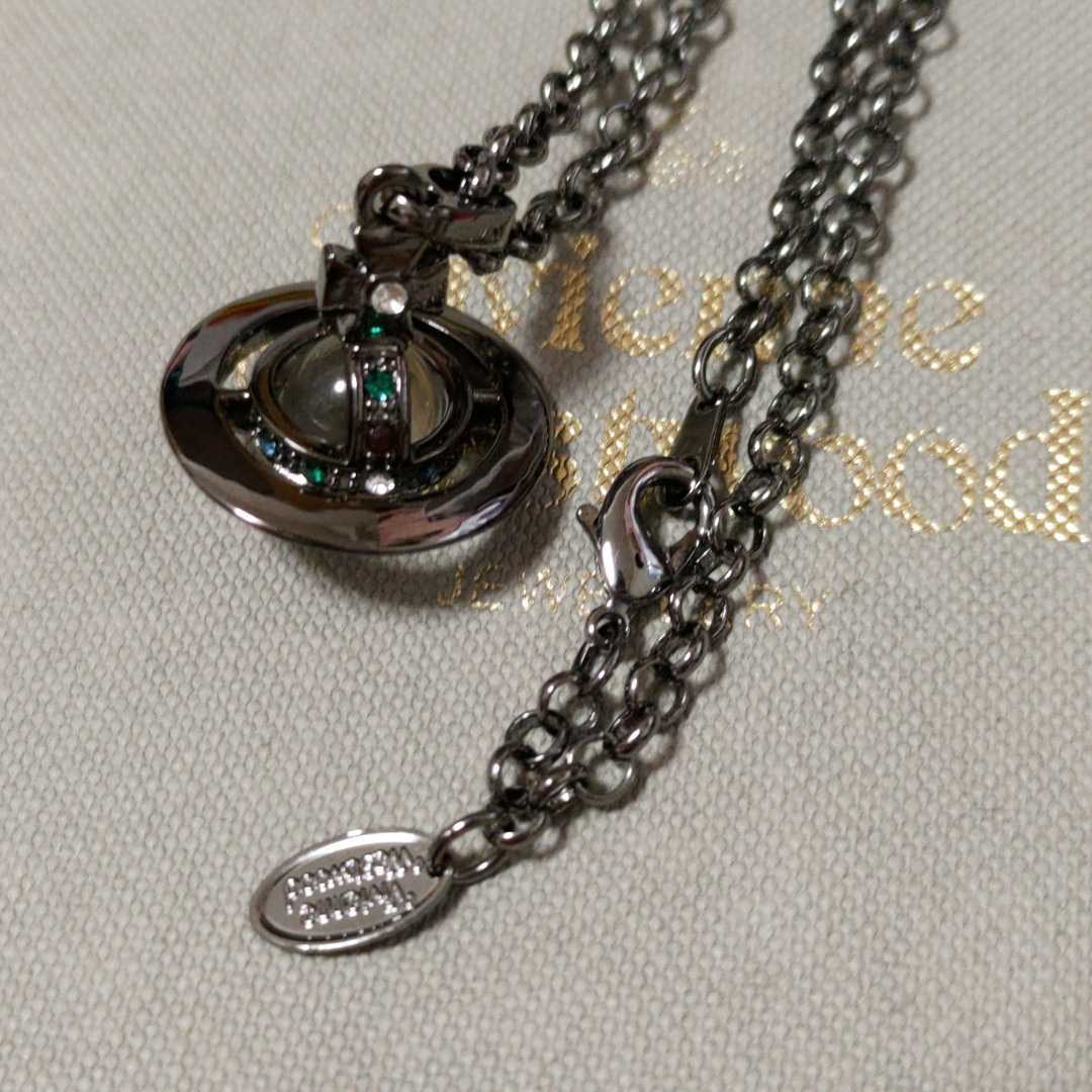 Vivienne Westwood ネックレス パープル タイニーオーブペンダント 