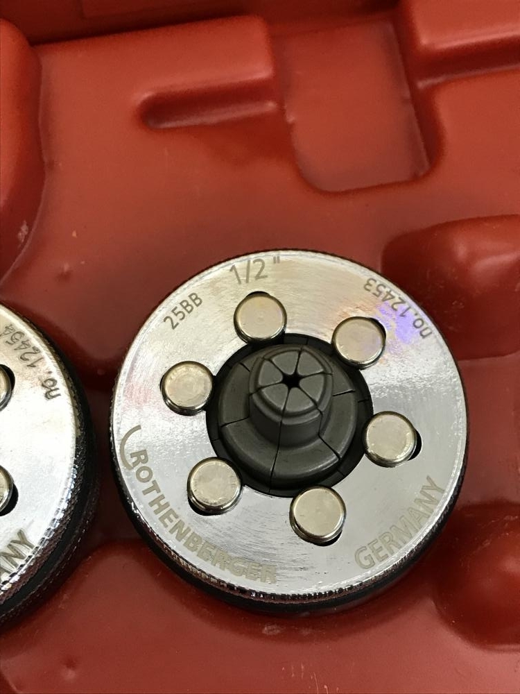 006□未使用品□ROTHENBERGER エキスパンダ用ヘッド5個 No.12453-12457　未使用保管品　※傷・汚れあり