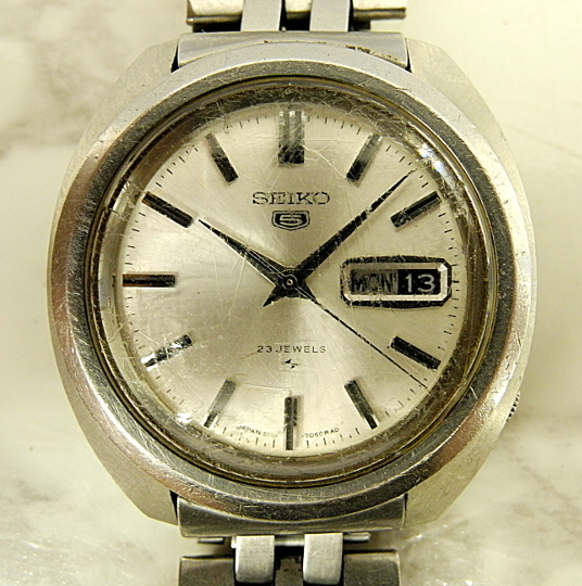 ジャンク SEIKO セイコー5 5126-7020 自動巻き 23石 5126A 日本製 