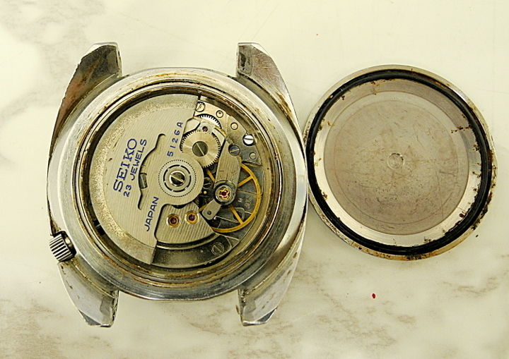 ジャンク SEIKO セイコー5 5126-7020 自動巻き 23石 5126A 日本製 