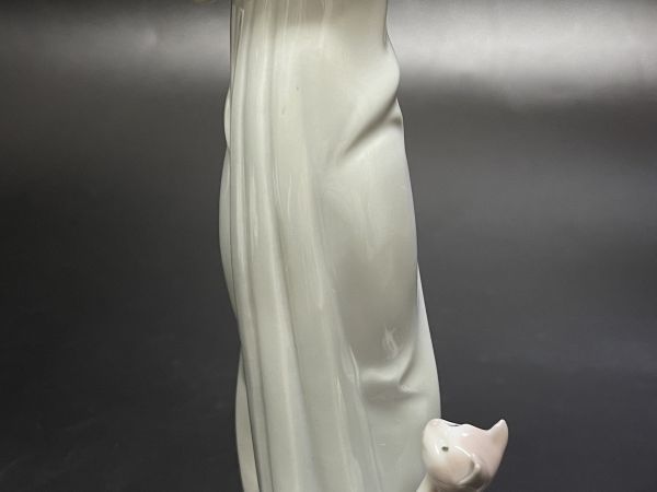 リヤドロ 人形 LLADRO 私のことも忘れないで 少女と猫「私のことも忘れ