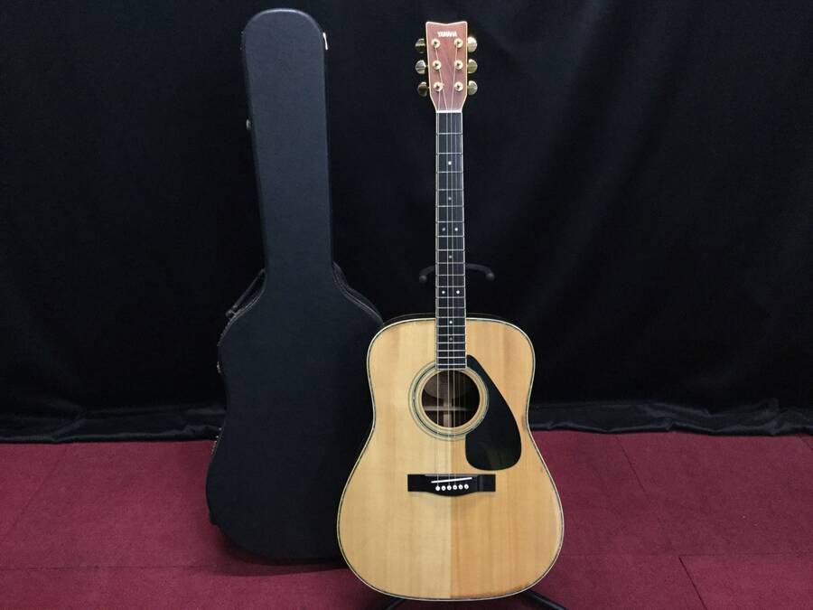 YAMAHA ヤマハ FG-400D アコースティックギター 日本製 ナチュラル系　ハードケース付き★現状品