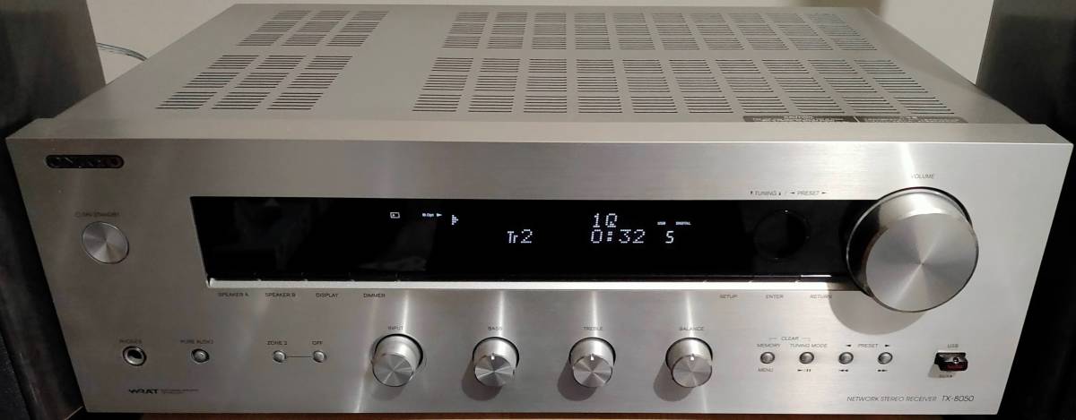ONKYO TX-8050 ネットワークステレオレシーバー アンプ プリメイン 