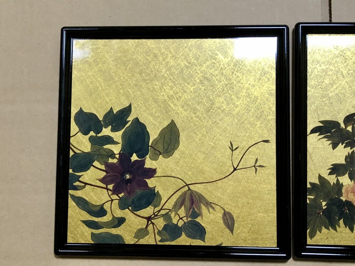 箔一HAKUICHI 花姫トレー 5枚箱入 金沢金銀箔工芸 約16