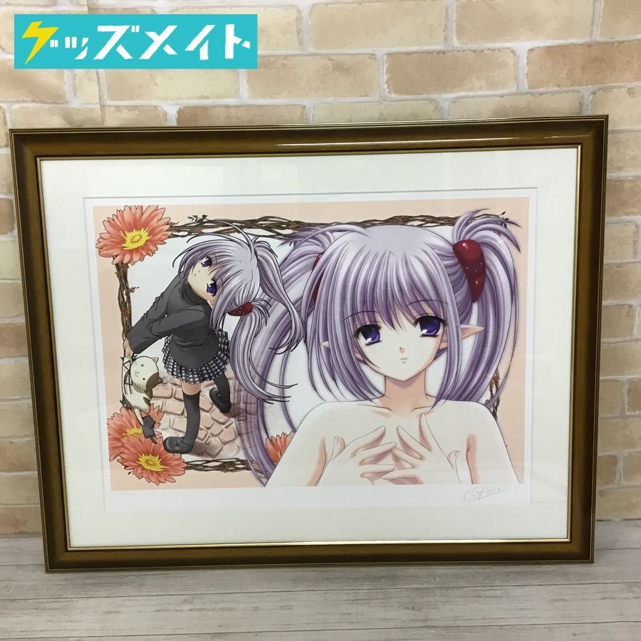 SHUFFLE GIRLS 西又葵 版画 プリムラ アールビバン 同梱不可】現状 アールビバン 版画 西又葵 PRIMULA 作品番号 38/50