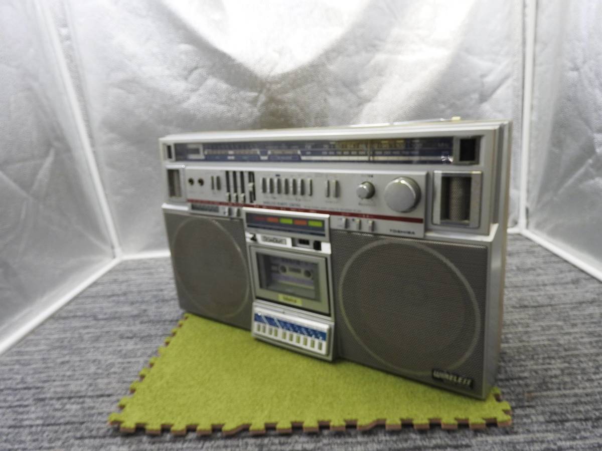 東芝ステレオラジオカセットレコーダー RT-8980SM ビンテージ　昭和レトロ TOSHIBA 東芝☆WIRELESS BOMBEA RT-S93 ステレオラジオカセット