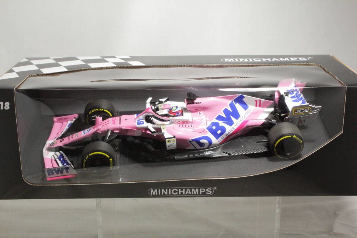 RP20 Racing Point BWT F1 Minichamps Sergio Perez 1⁄18 0 Sakhir 1st