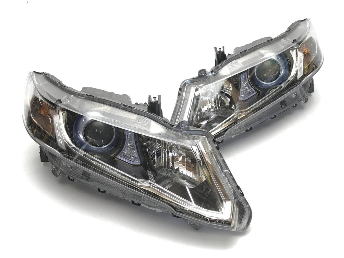 良品 オデッセイ RB3 RB4 アブソルート 純正 HID ヘッドライト 左右 