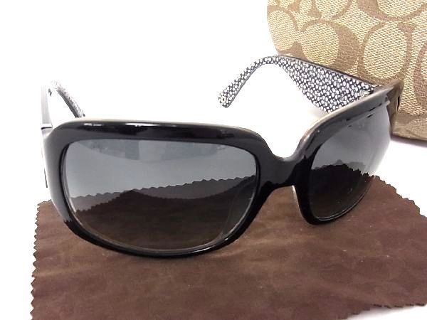 1円 Coach コーチ シグネチャー サングラス シルバー金具 メガネ 眼鏡 アイウェア レディース メンズ ブラック系 R0093kh 服飾小物 売買されたオークション情報 Yahooの商品情報をアーカイブ公開 オークファン Aucfan Com