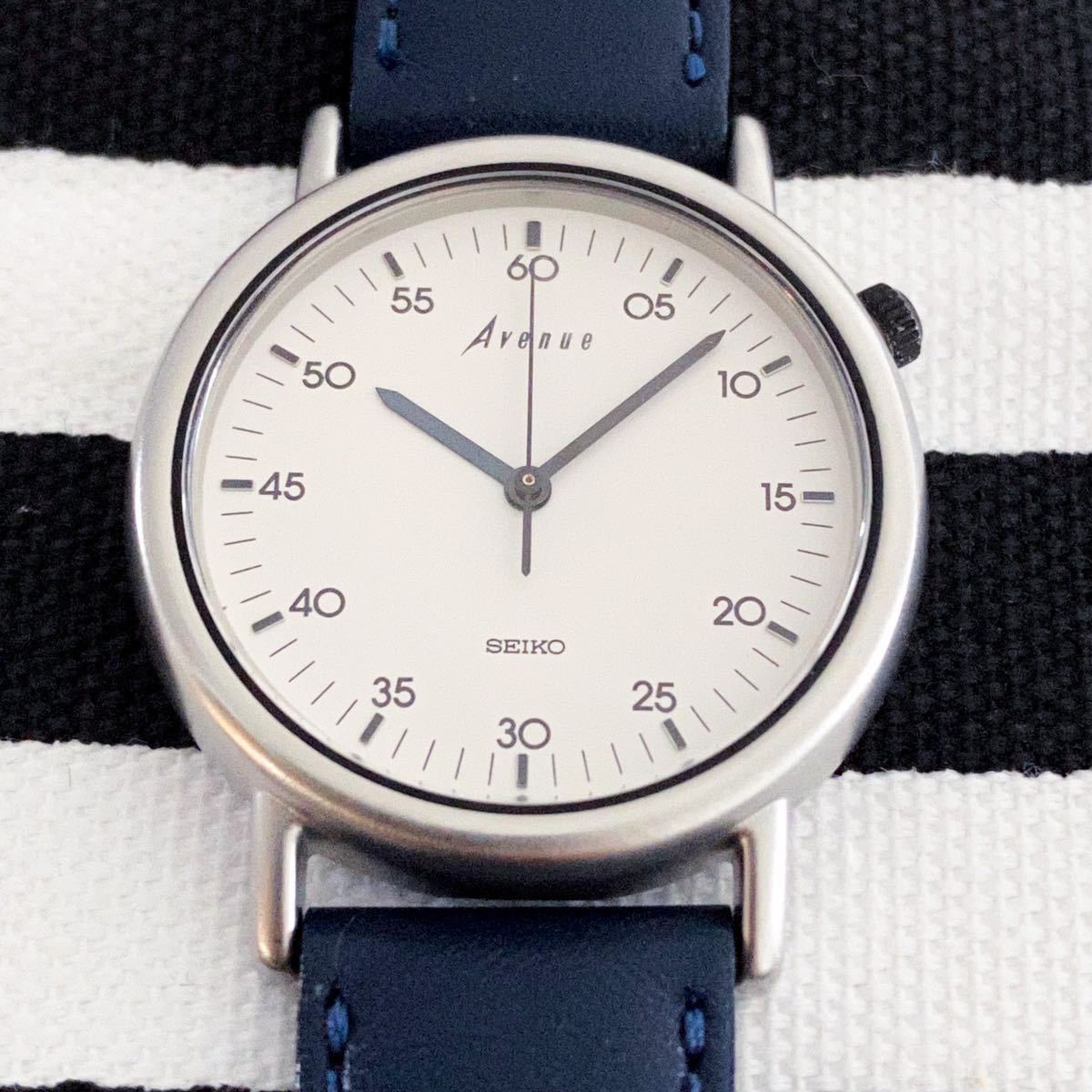 稼働品】SEIKO AVENUE 6531-6000 新品電池 SEIKO セイコー QZ 稼働品