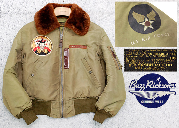 希少M品番!バズリクソンズ BUZZ RICKSON'S 1951年復刻「B-15C 希少M品番!バズリクソンズ BUZZ RICKSON'S 1951年復刻「B-15C