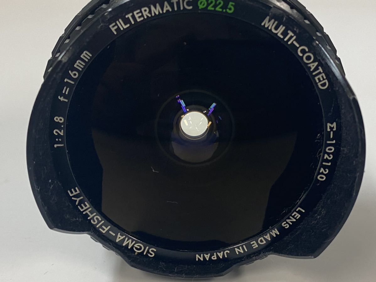 Sigma 15mm EX Fisheye SIGMA f⁄2.8 Lens DG FISHEYE シグマ for